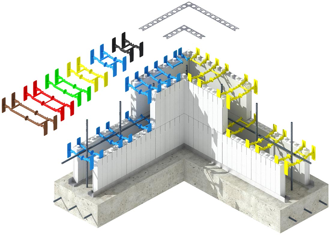 The strongest ICF corners by Quad-Lock